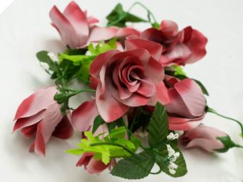 Supersized Rose Garland-Mauve Supersized Rose Garland-Mauve