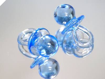 Large Baby Pacifiers-Blue-12/pk Large Baby Pacifiers-Blue-12/pk