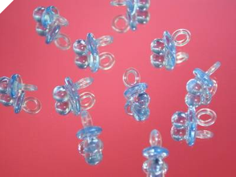 Baby Pacifiers-Blue-12/pk Baby Pacifiers-Blue-12/pk