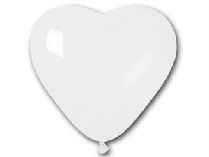 Love Heart Balloons-White 25/pk Love Heart Balloons-White 25/pk