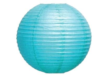 60.96 cm Paper Lantern-Turquoise 60.96 cm Paper Lantern-Turquoise