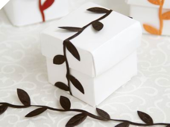 Leaf Ribbon - Chocolate Leaf Ribbon - Chocolate