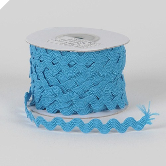 10mm Ric Rac - Turquoise 10mm Ric Rac - Turquoise