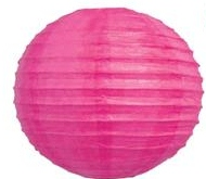 30.48 cm Paper Lantern-Hot Pink 30.48 cm Paper Lantern-Hot Pink